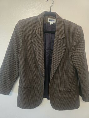 Prospect Brown Houndstooth Women's Blazer
